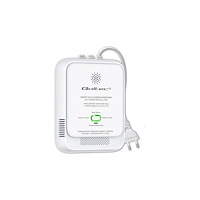 Qoltec Qoltec - gas- och koldioxid sensor - CH4 CO-detektor, 85 dB larm, LED - vit