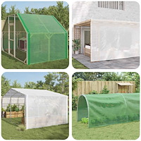 vidaXL Tarpaulin med öglor 2 st Grön 3 x 5 m 260 gsm PE