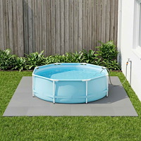 vidaXL Pool grundmatta 40 st Grå 14,4 m² EVA-skum