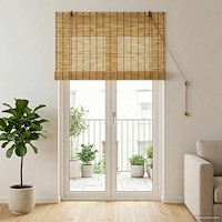 vidaXL Rullgardin Naturlig 120 x 220 cm Vass