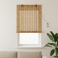 vidaXL Rullgardin Brun 80 x 160 cm Vass