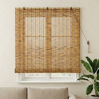 vidaXL Rullgardin Brun 140 x 160 cm Vass