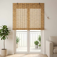 vidaXL Rullgardin Brun 120 x 220 cm Vass