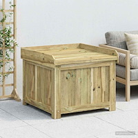 vidaXL Utomhus Kudde Låda Impregnerat furu 58,5 x 60 x 47 cm