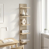 vidaXL Vägg hylla Sonoma-ek 22 x 15 x 100 cm Konstruerat trä