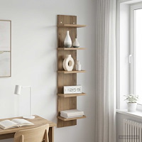 vidaXL Vägg hylla Artisan-ek 22 x 15 x 100 cm Konstruerat trä