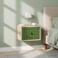 vidaXL Väggmonterad sänggavel GELEEN 2 st Sonoma-ek 36 x 33 x 25 cm