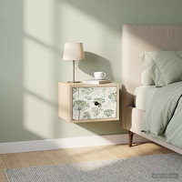 vidaXL Väggmonterad sänggavel GOTHA 2 st Sonoma-ek 36 x 33 x 25 cm