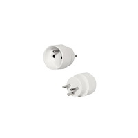 Solar Plus Hybridkontakt 16A, adapter från Dansk uttag till stift-/pind...