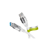 Goobay Goobay 74164, 15 m, Cat6, F/UTP (FTP), USB Type-A, RJ-45, Vi...
