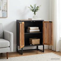 vidaXL Sideboard 53 x 30 x 70 cm Massivt mangoträ och konstruerat trä