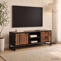 vidaXL TV-skåp 105 x 30 x 40 cm Massivt mangoträ och konstruerat trä