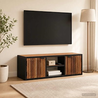 vidaXL TV-skåp 105 x 30 x 35 cm Massivt mangoträ och konstruerat trä