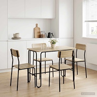 vidaXL Matbord 100 x 50 x 75 cm Konstruerat trä Sonoma-ek Rektangulär