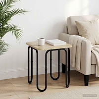 vidaXL Kaffeebord Sonoma-ek 40 x 40 x 45 cm Konstruerat trä
