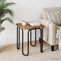 vidaXL Kaffeebord Gammalt trä 40 x 40 x 45 cm Konstruerat trä