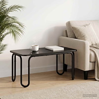 vidaXL Kaffeebord Svart 100 x 50 x 45 cm Konstruerat trä