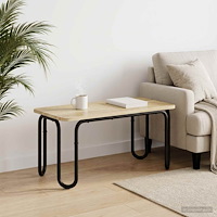 vidaXL Kaffeebord Sonoma-ek 100 x 50 x 45 cm Konstruerat trä