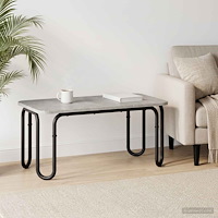 vidaXL Kaffeebord Betonggrå 100 x 50 x 45 cm Konstruerat trä