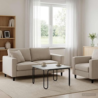 vidaXL Kaffeebord Betonggrå 79,5 x 79,5 x 45 cm Konstruerat trä