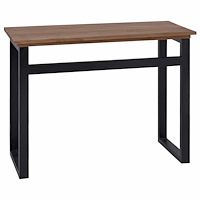 vidaXL Skrivbord Naturlig Massivt teakträ 100 x 45 x 75cm