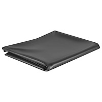 vidaXL Damm Fodret 5 x 4 m PVC 0,5 mm Svart