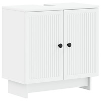 vidaXL Badrumsskåp med handfat UTRECHT Vit 59,5 x 31,5 x 59 cm