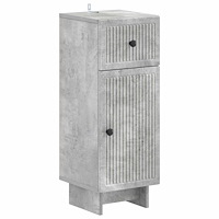 vidaXL Badrumsskrubb EDE Betonggrå 30 x 31 x 80 cm Konstruerat trä