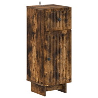 vidaXL Badrumsskrubb EDE Rökt ek 30 x 31 x 80 cm Konstruerat trä