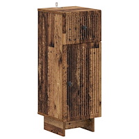 vidaXL Badrumsskrubb EDE Gammalt trä 30 x 31 x 80 cm Konstruerat trä