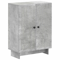 vidaXL Badrumsskrubb EDE Betonggrå 59,5 x 31 x 80 cm Konstruerat trä