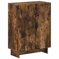 vidaXL Badrumsskrubb EDE Rökt ek 59,5 x 31 x 80 cm Konstruerat trä