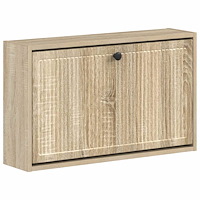 vidaXL Väggmonterad skoskåp EDE 71 x 17 x 43 cm Konstruerat trä