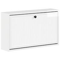 vidaXL Väggmonterad skoskåp EDE 71 x 17 x 43 cm Konstruerat trä
