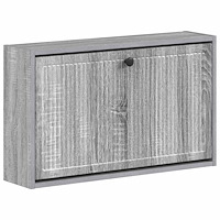vidaXL Väggmonterad skoskåp EDE 71 x 17 x 43 cm Konstruerat trä