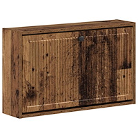 vidaXL Väggmonterad skoskåp EDE 71 x 17 x 43 cm Konstruerat trä
