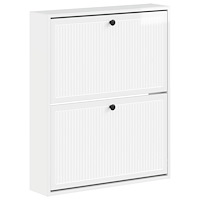 vidaXL Väggmonterad skoskåp EDE 71 x 17 x 86 cm Konstruerat trä