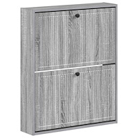 vidaXL Väggmonterad skoskåp EDE 71 x 17 x 86 cm Konstruerat trä