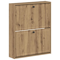 vidaXL Väggmonterad skoskåp EDE 71 x 17 x 86 cm Konstruerat trä