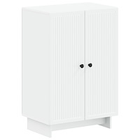 vidaXL Skoskåp EDE 59,5 x 39,5 x 90 cm Konstruerat trä Vit