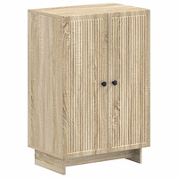 vidaXL Skoskåp EDE 59,5 x 39,5 x 90 cm Konstruerat trä Sonoma-ek