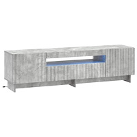 vidaXL LED TV-skåp Betonggrå Konstruerat trä