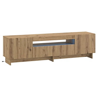 vidaXL LED TV-skåp Artisan-ek Konstruerat trä