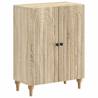 vidaXL Badrumsskrubb ALKMAAR Sonoma-ek 59,5 x 31 x 80 cm
