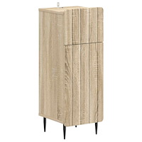 vidaXL Badrumsskrubb ZWOLLE Sonoma-ek 30 x 31 x 79,5 cm