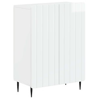 vidaXL Badrumsskrubb ZWOLLE Vit högglans 59,5 x 31 x 79,5 cm