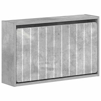 vidaXL Väggmonterad skoskåp ZWOLLE 71 x 17 x 43 cm Konstruerat trä