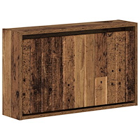 vidaXL Väggmonterad skoskåp ZWOLLE 71 x 17 x 43 cm Konstruerat trä