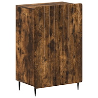 vidaXL Skoskåp ZWOLLE 59,5 x 39,5 x 91,5 cm Konstruerat trä Rökt ek