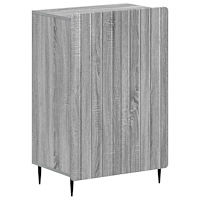 vidaXL Skoskåp ZWOLLE 59,5 x 39,5 x 91,5 cm Konstruerat trä Grå Sonoma